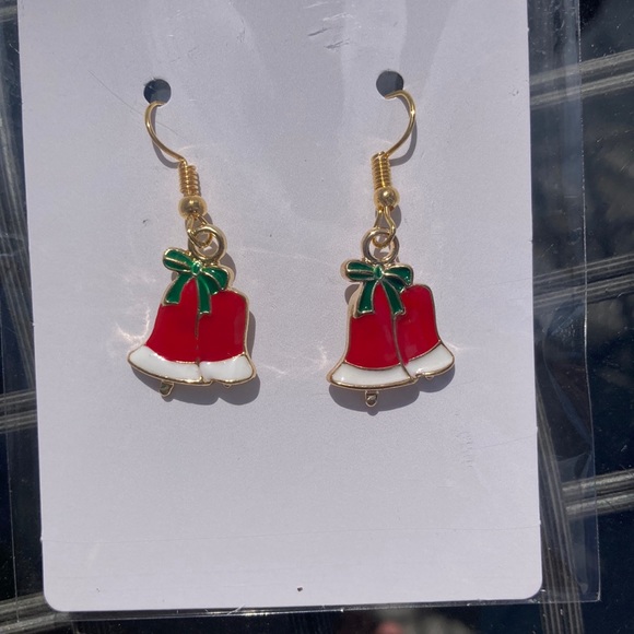 63.    “red bells” earrings. - Picture 1 of 2